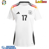 Germany Florian Wirtz #17 Replica Home Shirt Ladies Euro 2024 Short Sleeve